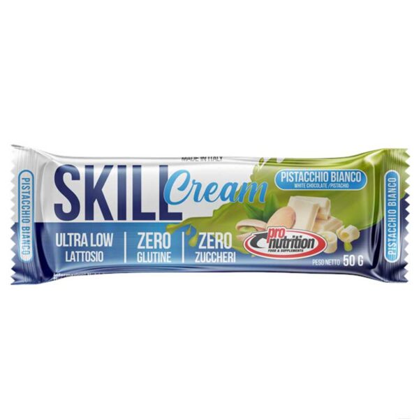 barrette skill cream gusto pistacchio bianco 50g - Pro Nutrition