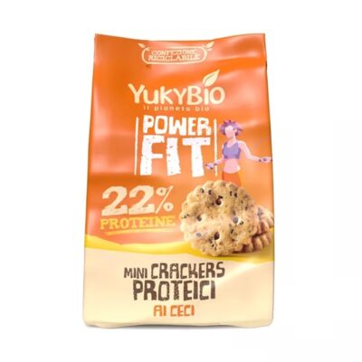 Mini Crackers Proteici Bio ai Ceci 150g – Power Fit Yuky Bio
